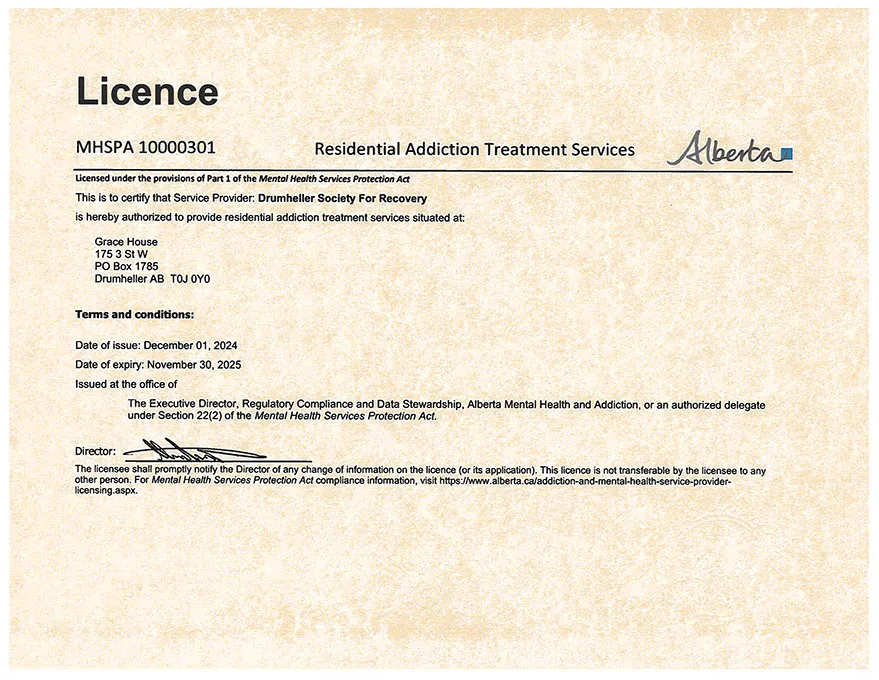 A image of a Licence